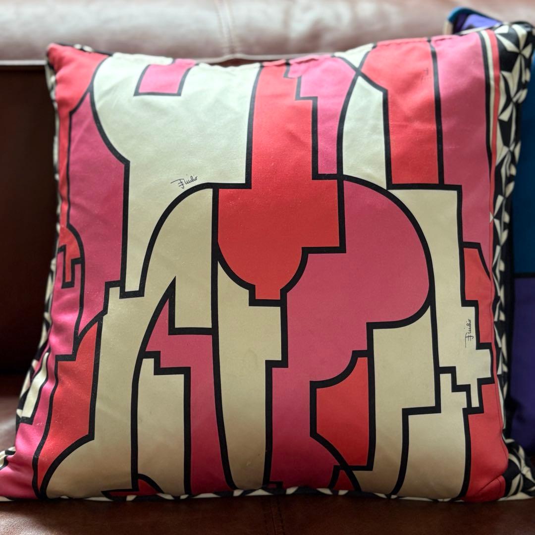 EMILIO PUCCI シルククッション 2個set