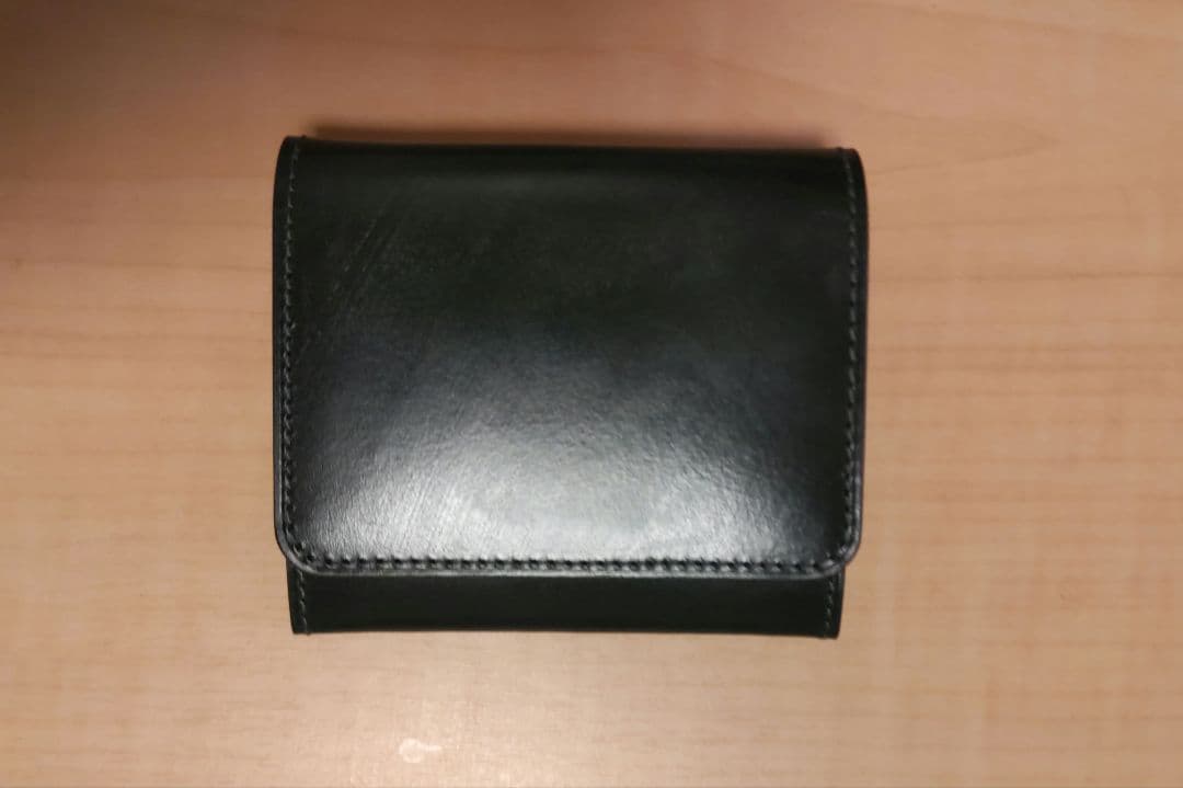 GANZOガンゾAVONエイボンコンパクト二つ折り財布ブリティッシュグリーン