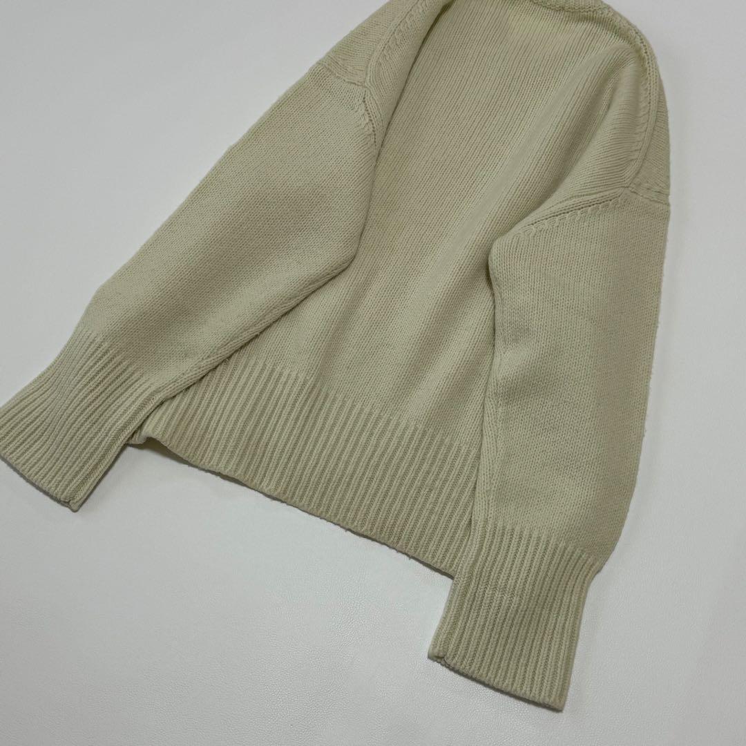 ギャルリーヴィー ファインウール クルーネックプルオーバー ライムイエロー 近年