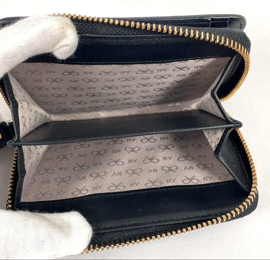 美品 ANYA HINDMARCH アニヤハインドマーチ 二つ折り財布 wink