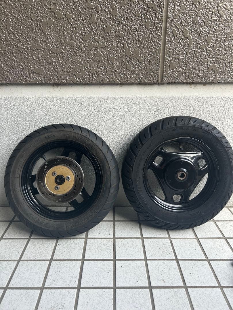 アドレスv125g フロントリアホイールセット