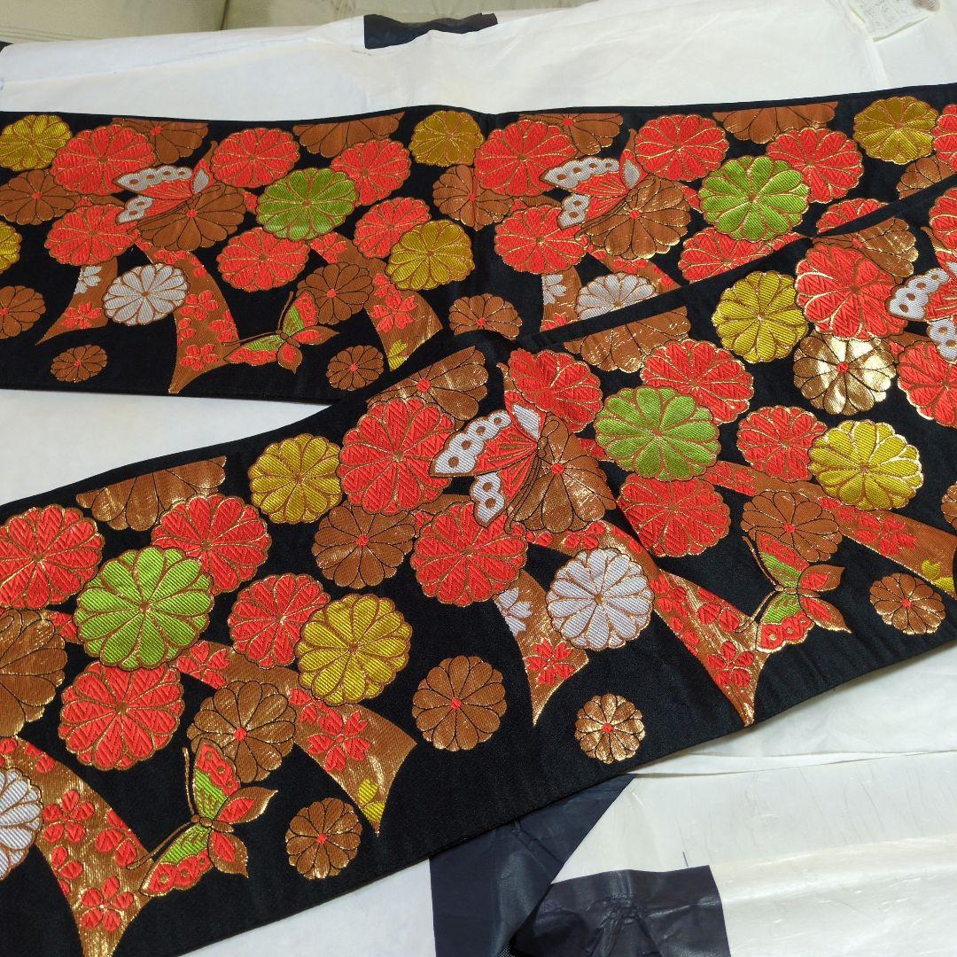 七五三　7歳　正絹　友禅　花柄ピンク着物セット