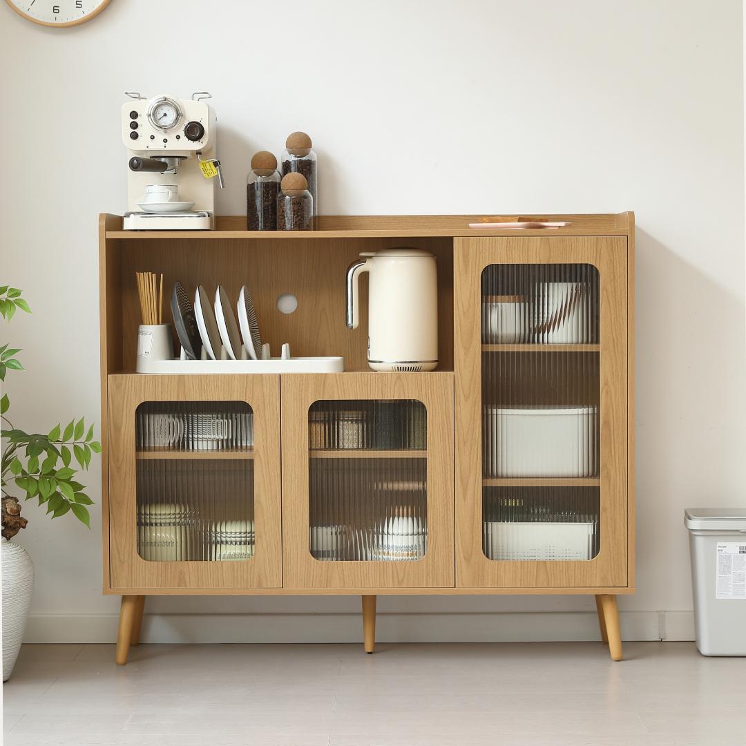 NARUMI'キャビネット サイドボード 食器棚 リビングボード NATURAL