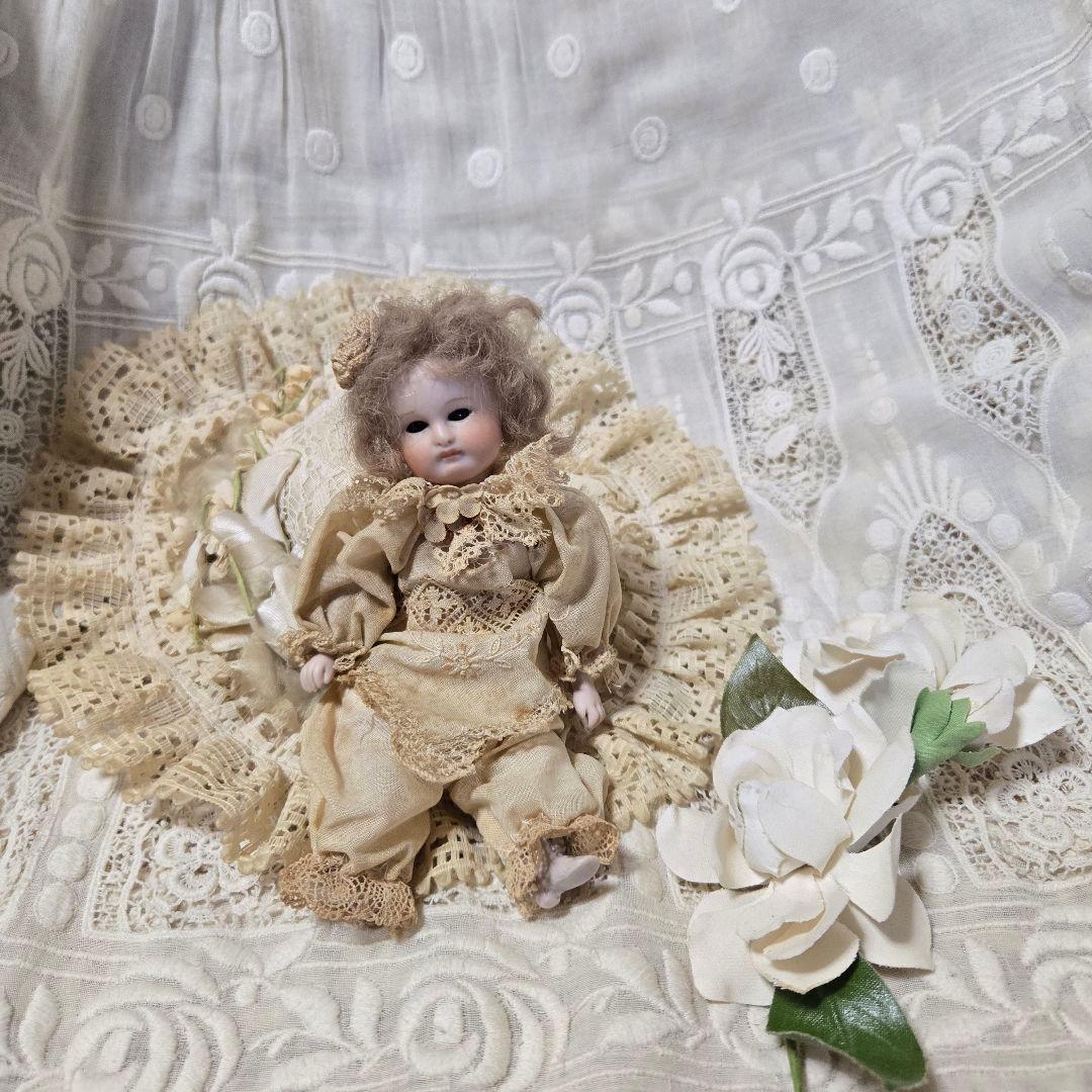 アンティークミニョネット　アンティークビスクドール