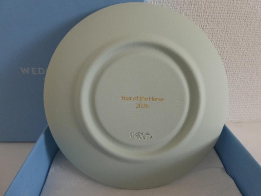 【ウエッジウッド】ジャスパーウェア　イヤートレイ(干支)　2026年　午