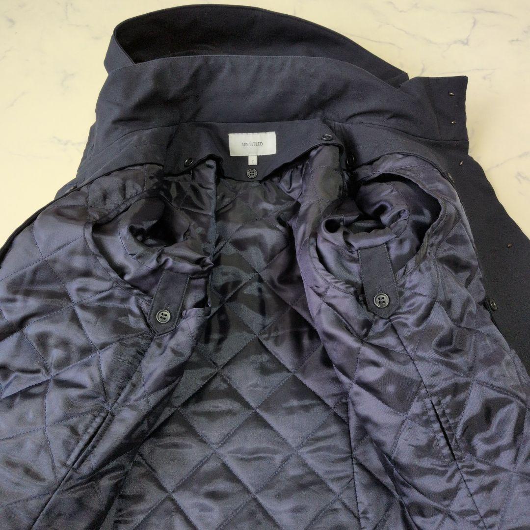 アンタイトル ライナー付き 3way フーデットコート 2 ネイビー