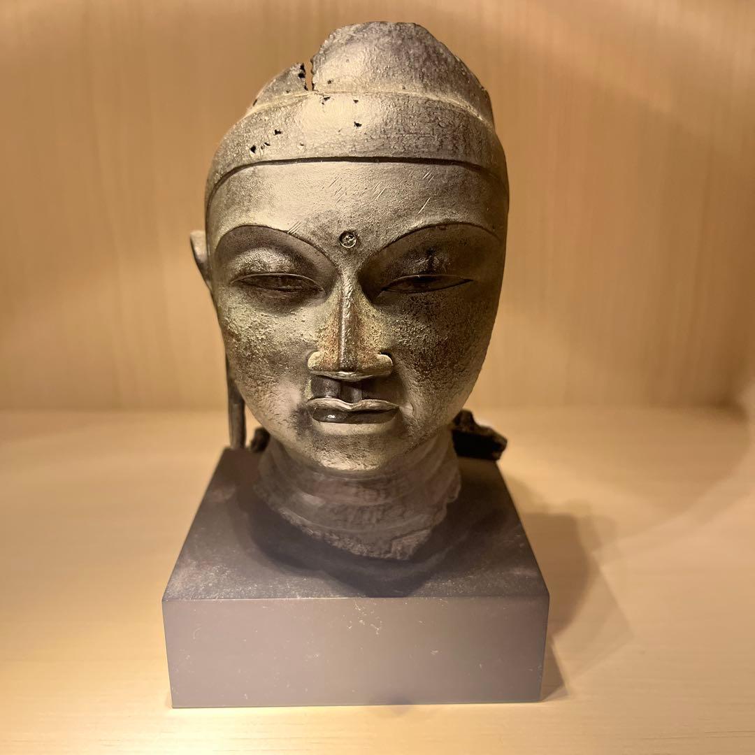 【生産終了品】仏頭［掌］イスム仏像フィギュア　山田寺