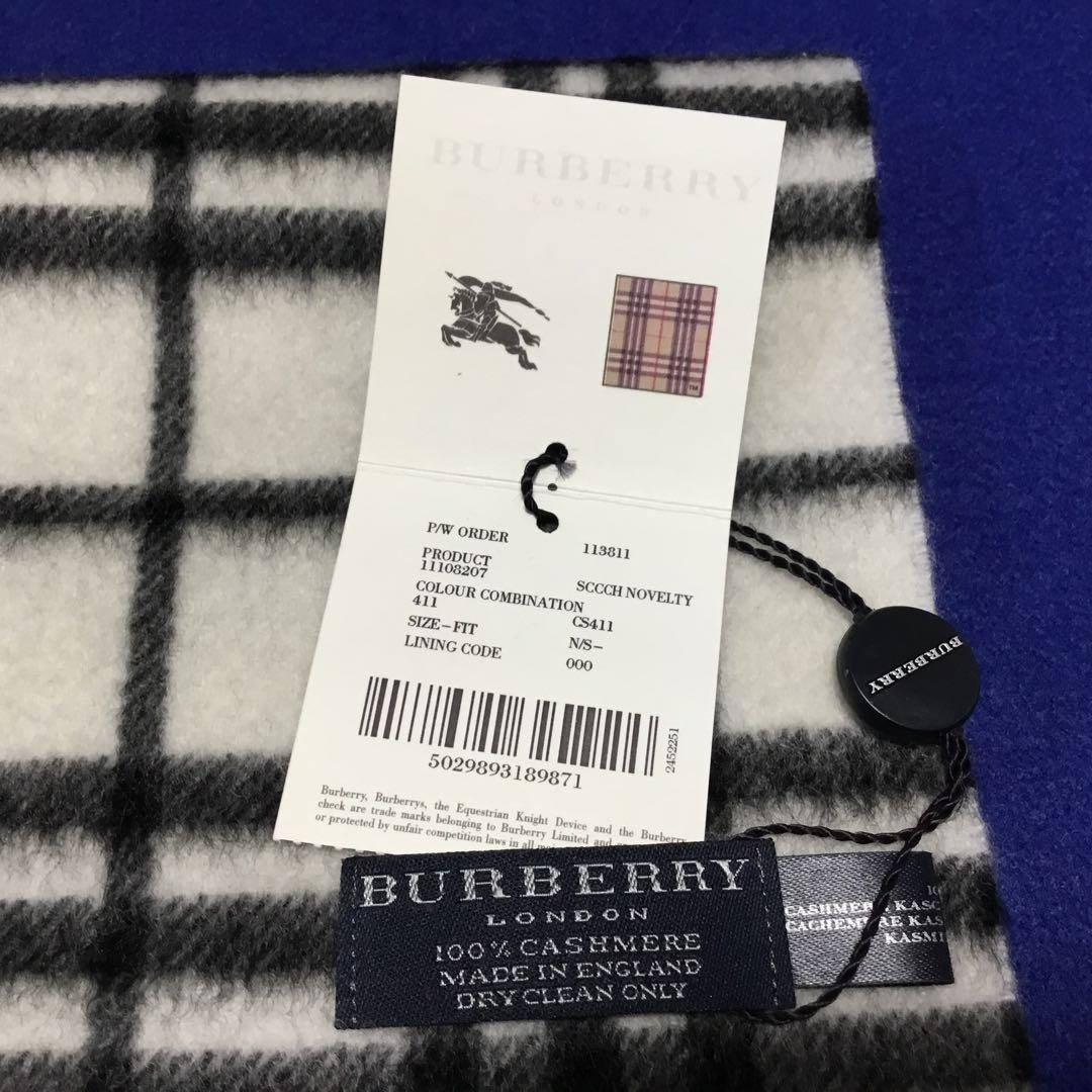 【新品】Burberry バーバリー カシミヤ マフラー　ショール　ストール