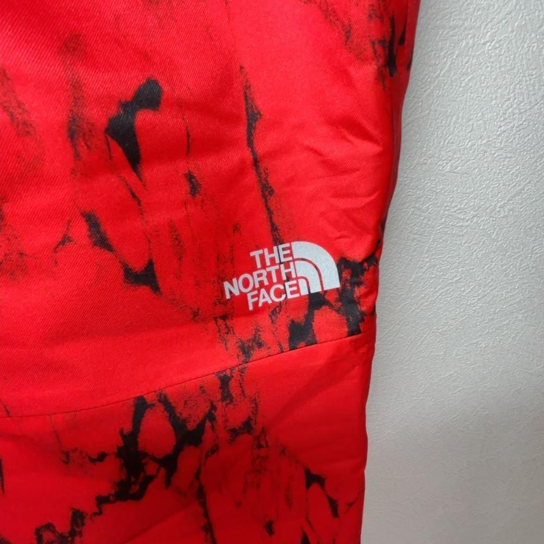 ノースフェイス スノーボード パンツ スキー レッド ブラック マーブル M