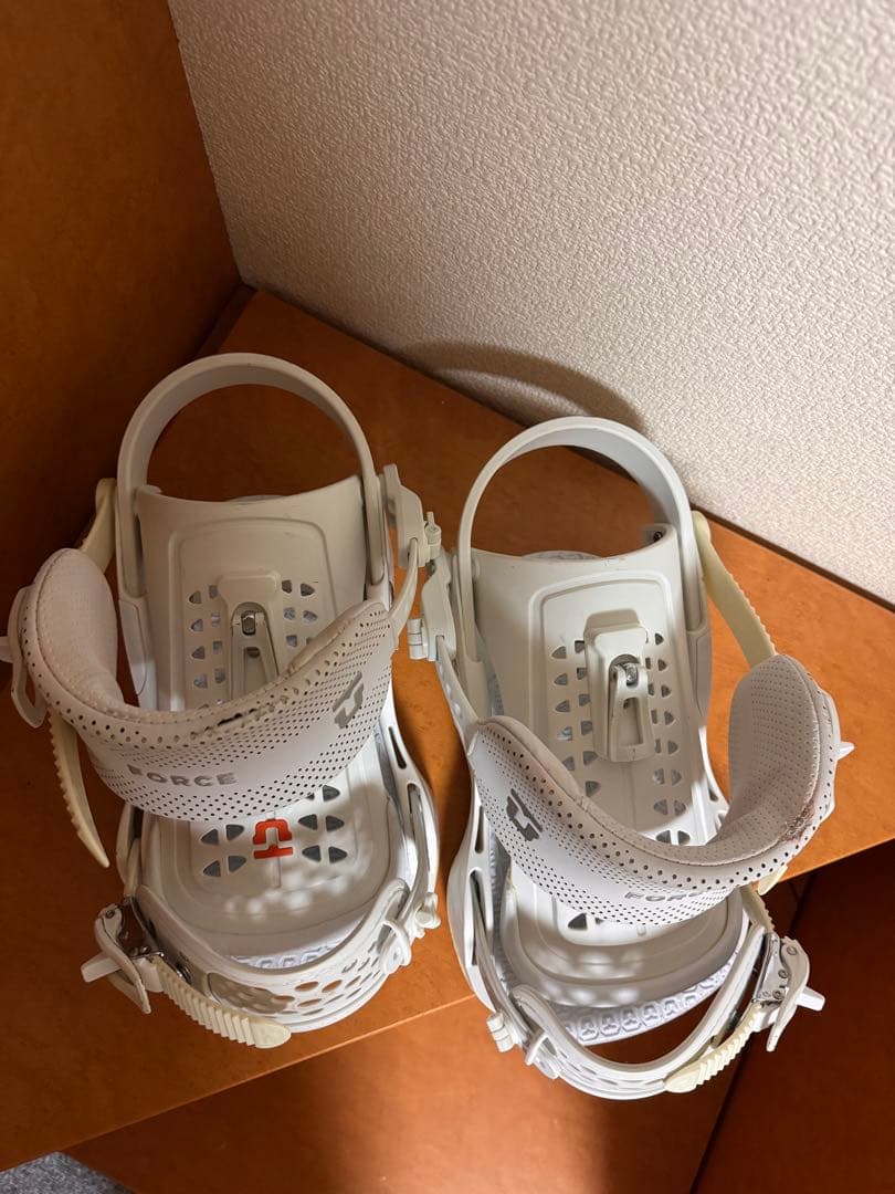 UNION FORCE ホワイト スノーボードビンディング
