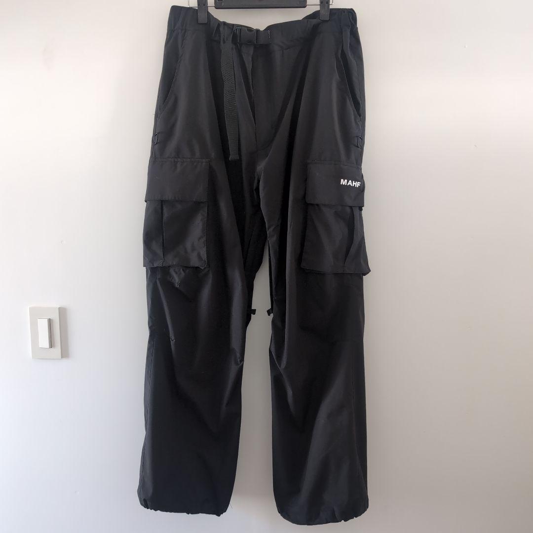 mafh マーフ　スノボウェア　レイジーカーゴパンツ　XL　ブラック