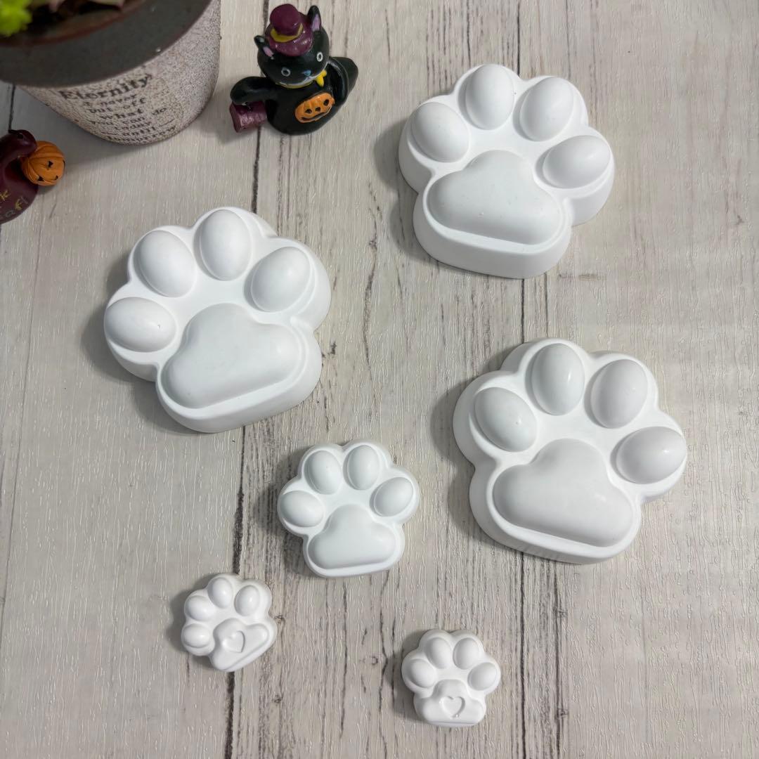 ＊ハンドメイド　石膏　オブジェ　6個セット