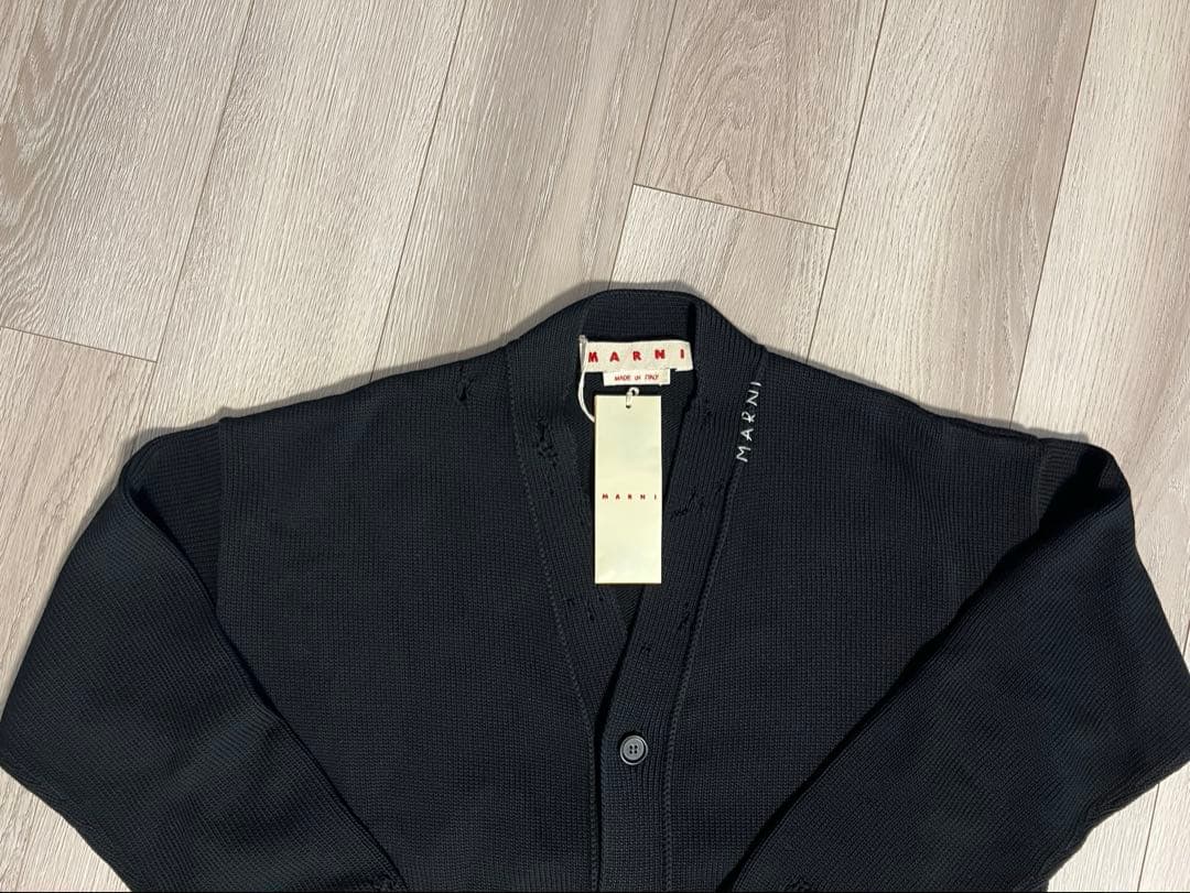 【新品未使用タグ付き永瀬廉着用】 MARNI ダメージカーディガン
