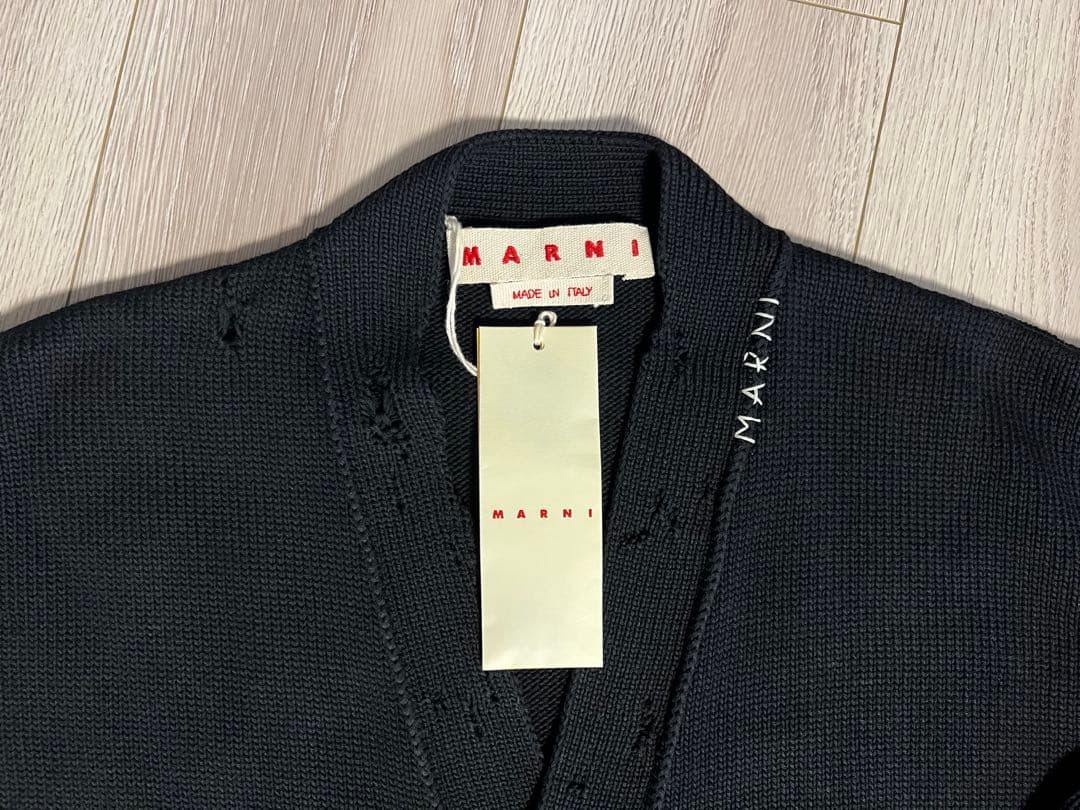 【新品未使用タグ付き永瀬廉着用】 MARNI ダメージカーディガン