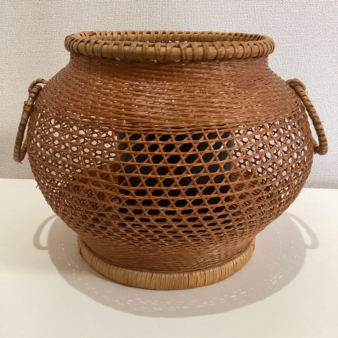 京都　竹製品専門店　いしかわ竹乃店　花入　花籠