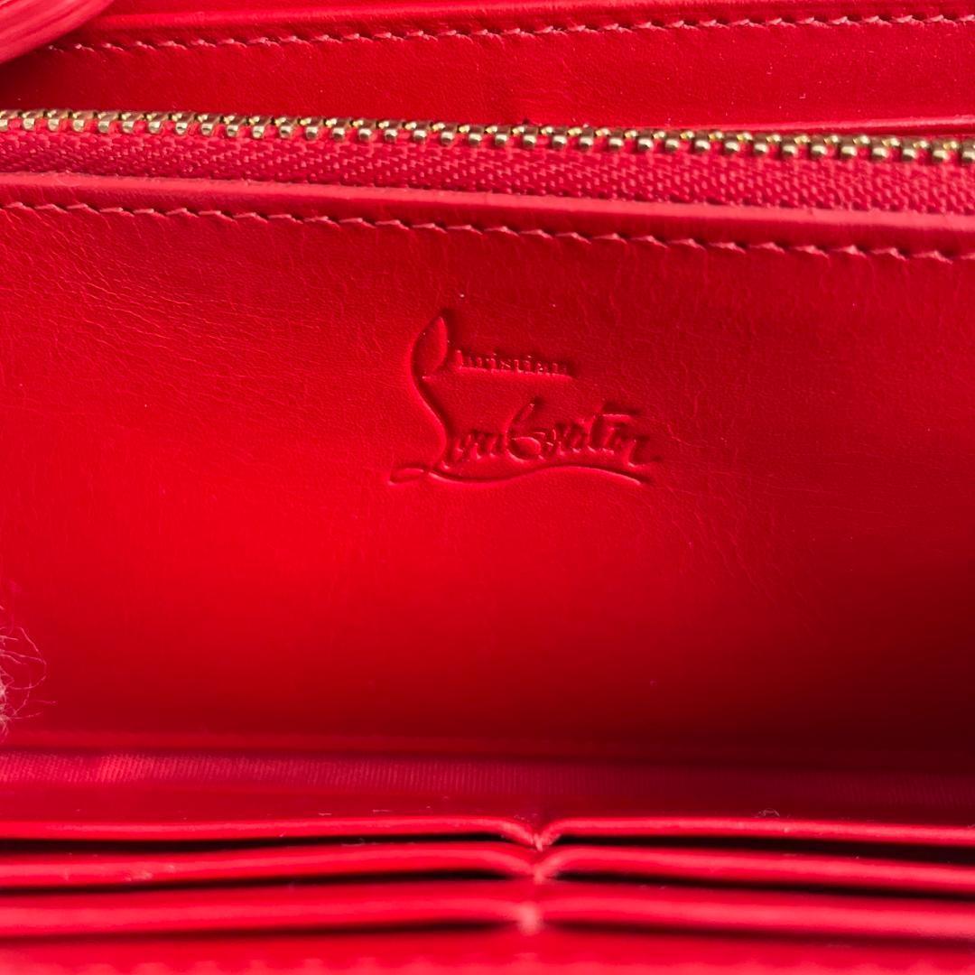 希少カラー✨未使用 クリスチャンルブタン 長財布 パネトーネ スタッズ ピンク