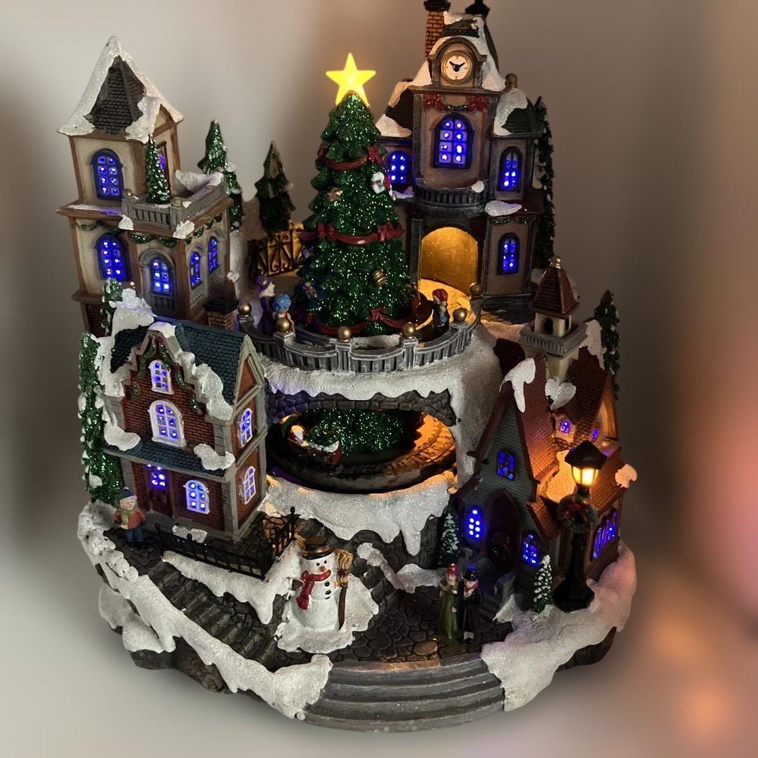 コストコ Village Scene 　ホリデータウン　クリスマス　オルゴール