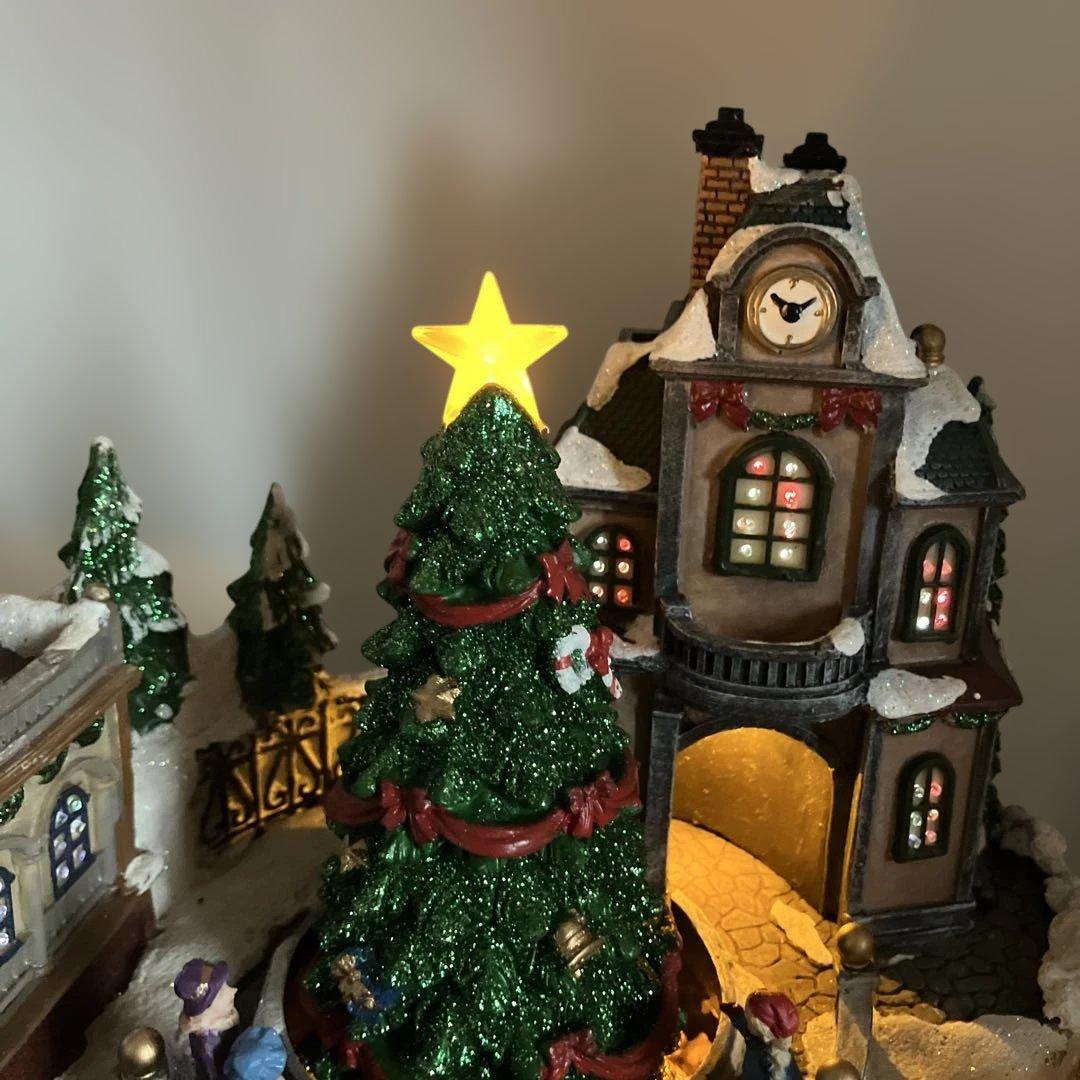 コストコ Village Scene 　ホリデータウン　クリスマス　オルゴール