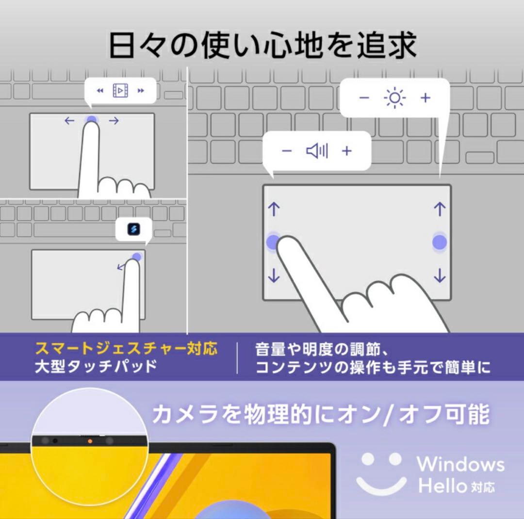 【ほぼ未使用】ASUS Vivobook 16 X1607QA-PU165W