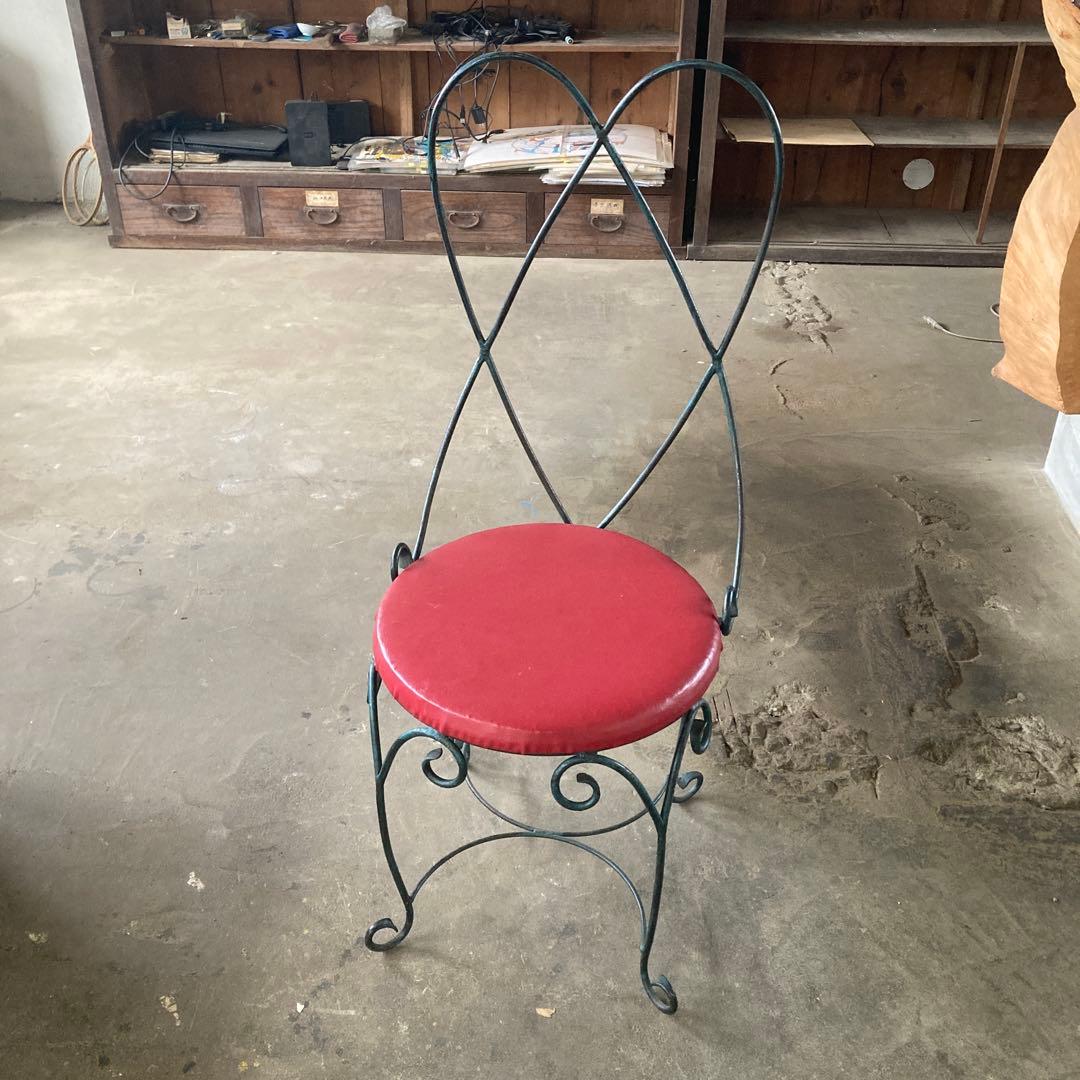 s*〉様 A 鍛造 アイアンフレーム 椅子 ガーデンチェア アンティーク チェア