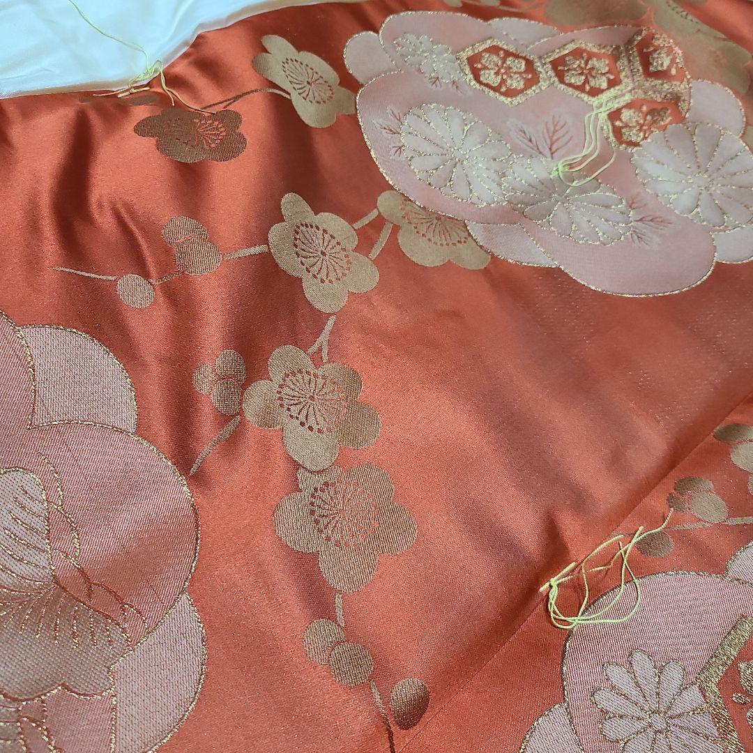 【未使用】高級掛け布団　絹　高級綿　緞子