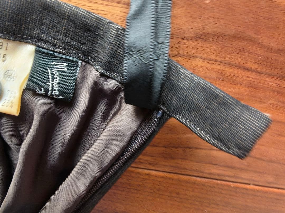 新品マーガレットハウエル リネンウール アコーディオンプリーツスカート