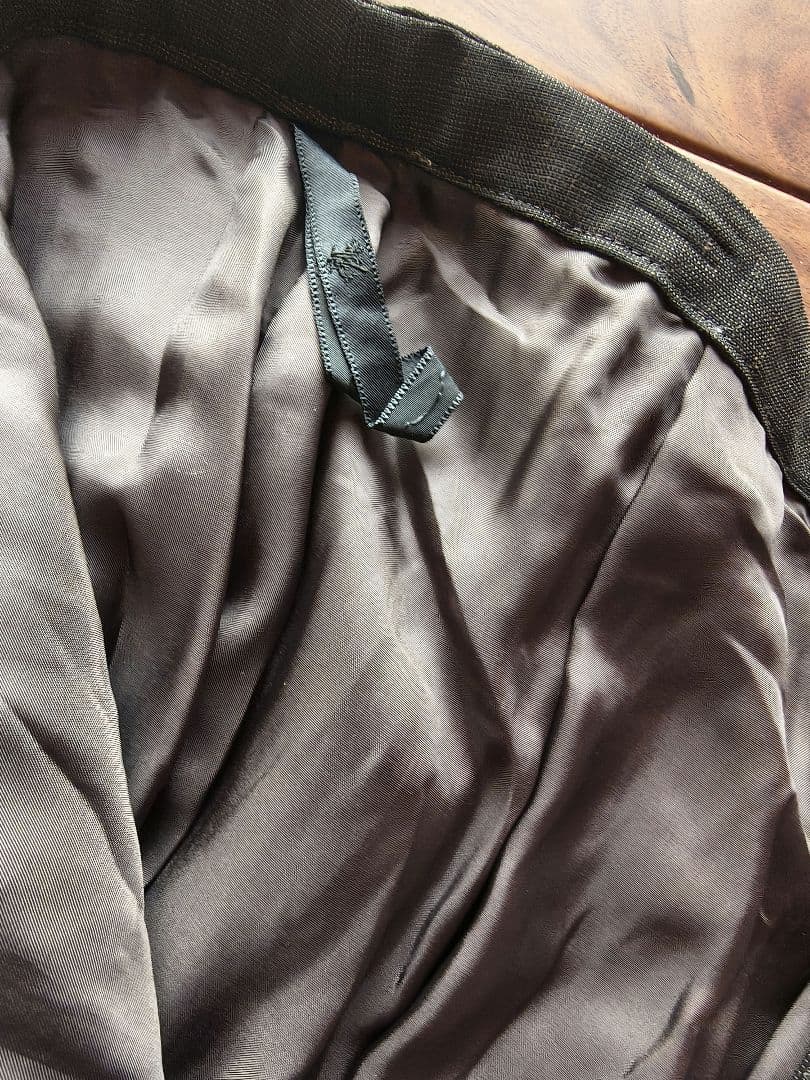 新品マーガレットハウエル リネンウール アコーディオンプリーツスカート