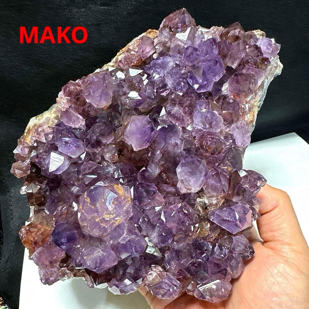 M1658☆アメジストクラスター1.8Kg☆天然石　原石