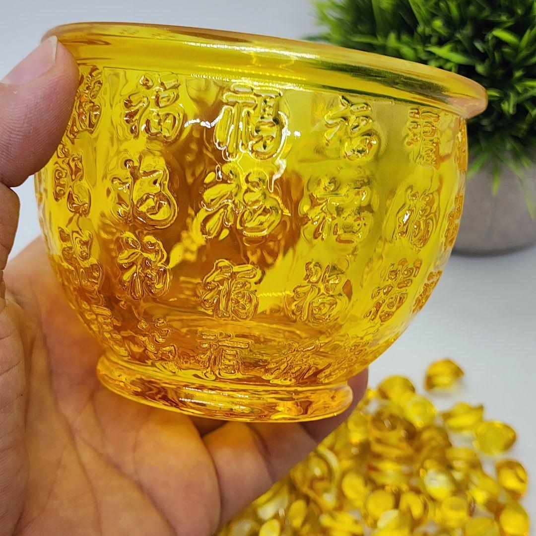 瑠璃ガラス製 元宝 風水グッズ 開運・金運アップ スピリチュアルアイテム