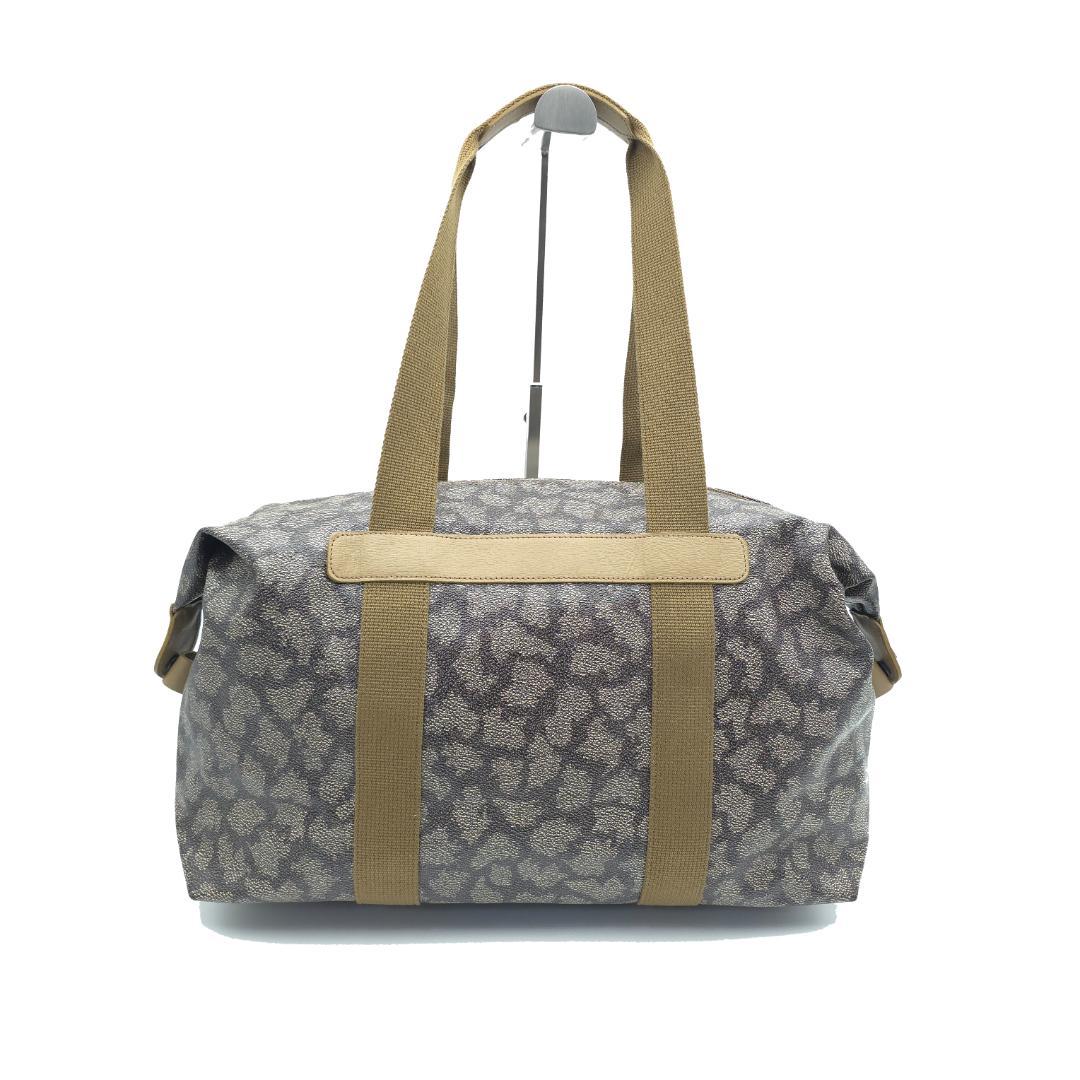 未使用級 イヴサンローラン ジラフ柄 ボストンバッグ トラベルバッグ PVC