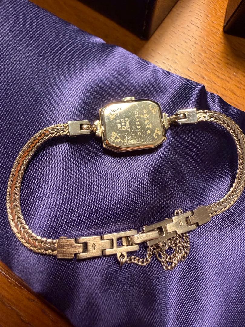 【美品】agete アガット ジュエリーウォッチ K10 ダイヤ