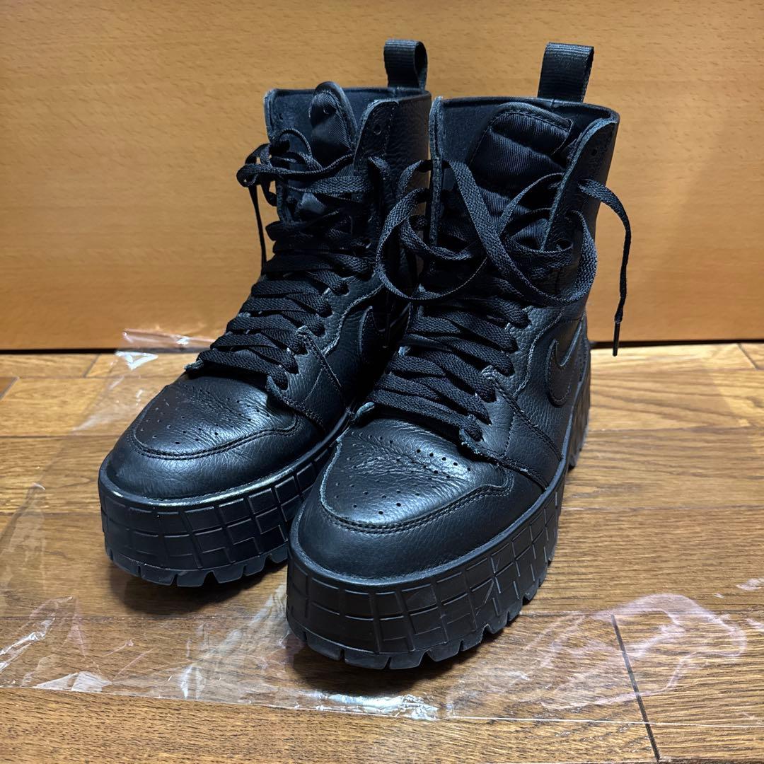 NIKE エアジョーダン 1 ブルックリン high ブーツ 厚底 ブラック