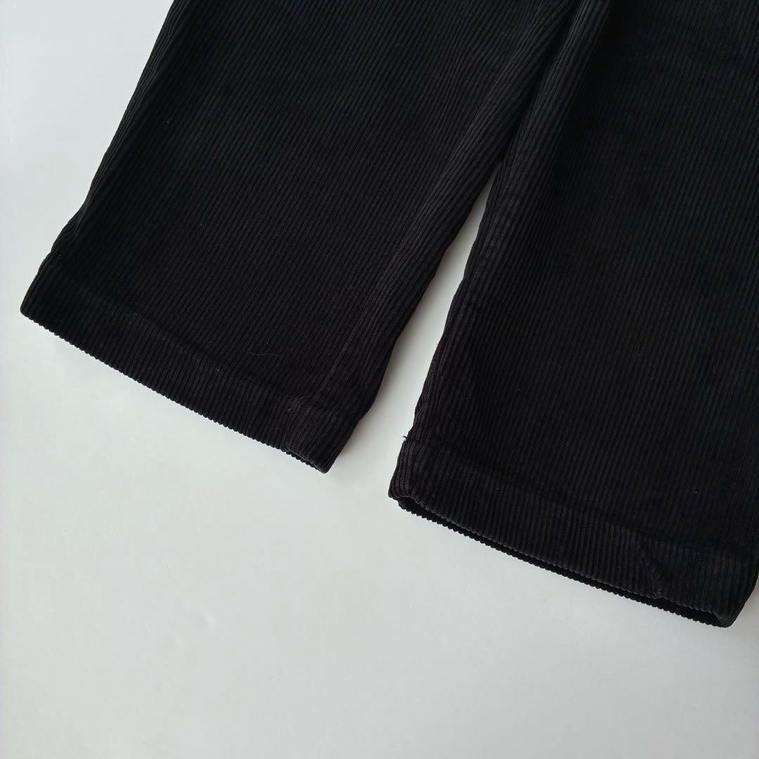 美品 90sポロ ラルフローレン Andrew 黒 太畝 コーデュロイW32