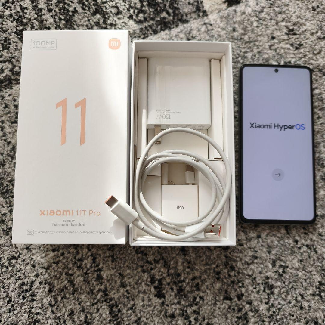 Xiaomi 11T Pro 5G 本体　セレスティアルブルー