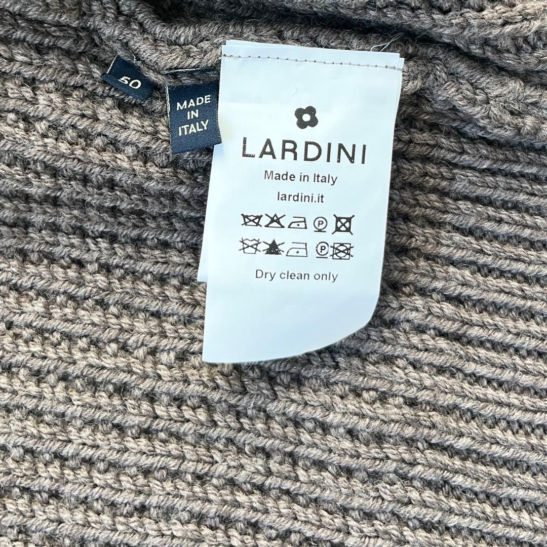 【未使用品】LARDINI ラルディーニ ショールカラーカーディガン　サイズ50