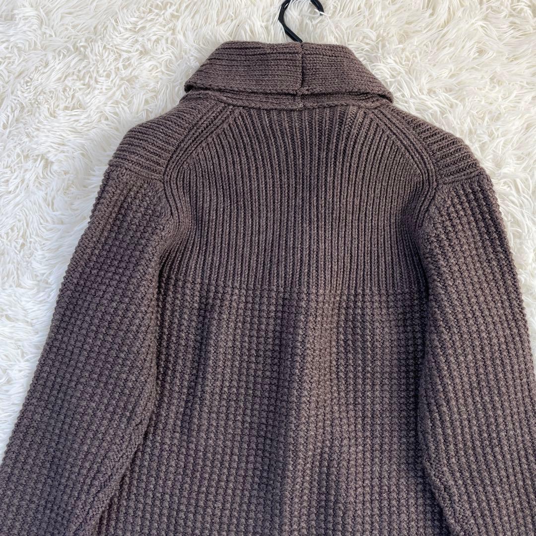 【未使用品】LARDINI ラルディーニ ショールカラーカーディガン　サイズ50