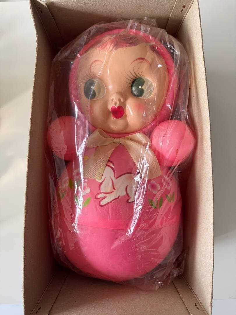 昭和レトロ ヴィンテージ セルロイド おきあがりこぼし