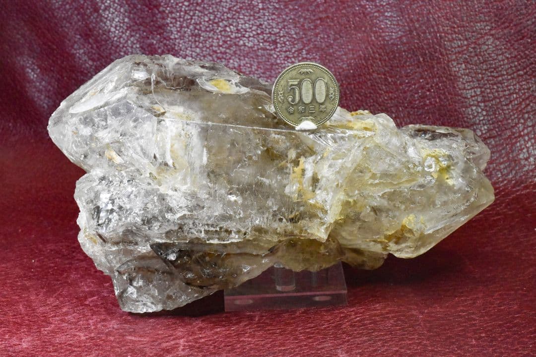 ブラジル産 スモーキーエレスチャル原石1.4Kg