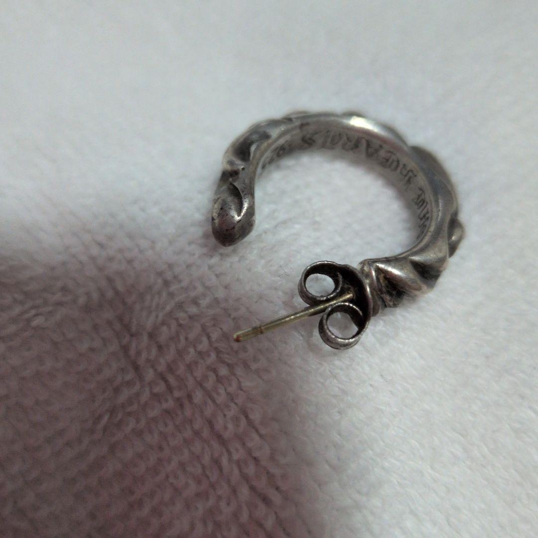 シルバー ツイストデザイン ピアス(片耳用)