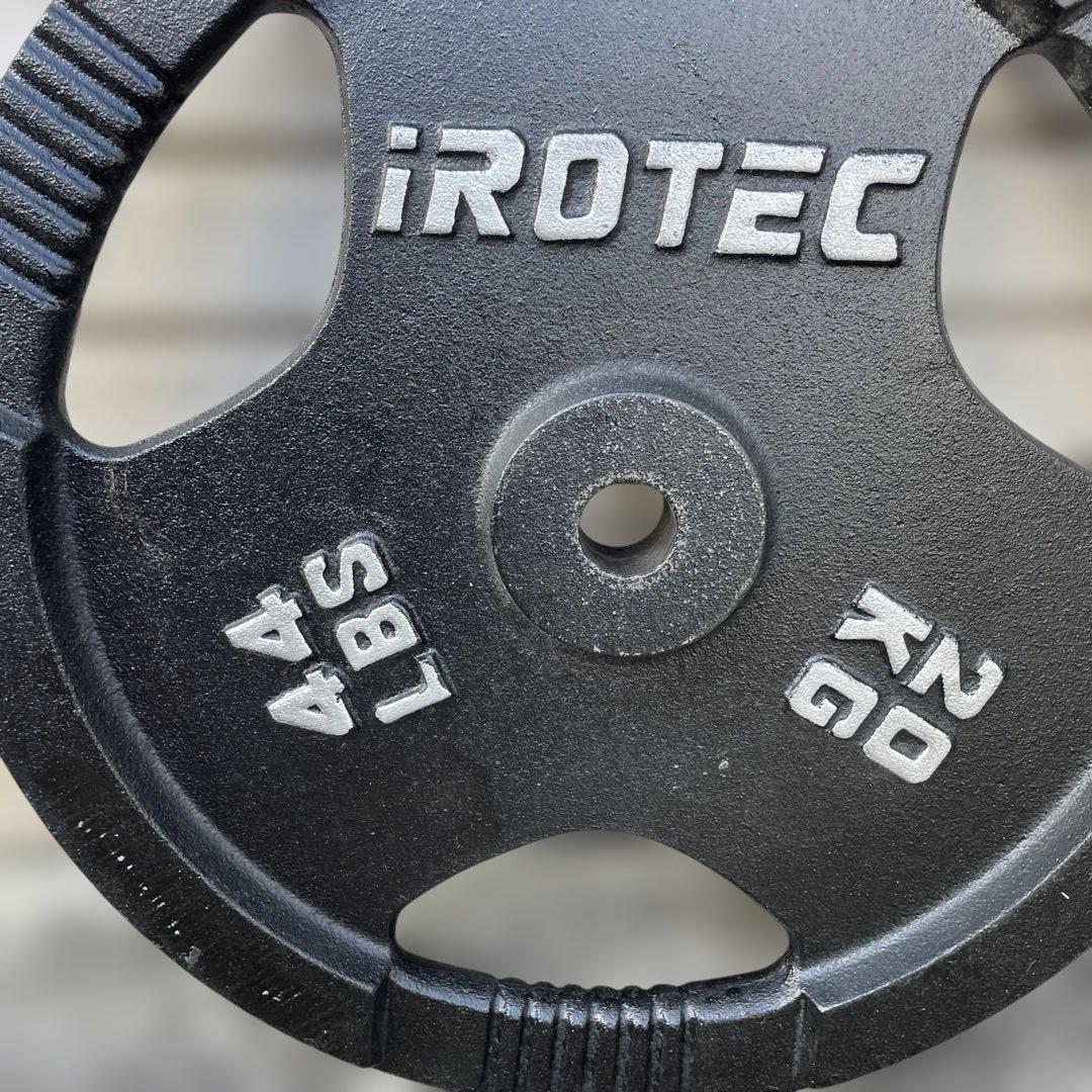 アイロテック 28mmプレート20kg iROTEC 1枚