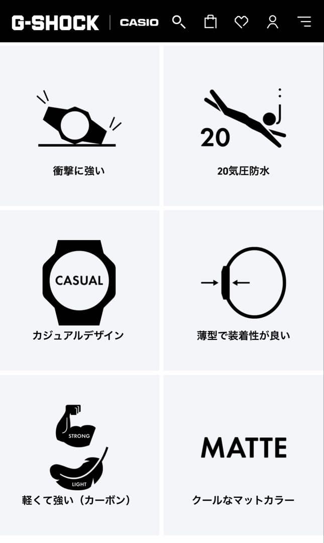 CASIO G-SHOCK 腕時計 5611