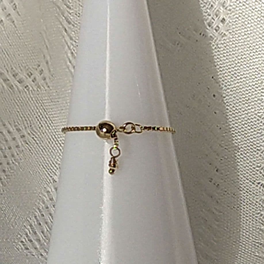 【現行品】JUPITER K10 天然石 ルビーリング 天然石 チェーンリング