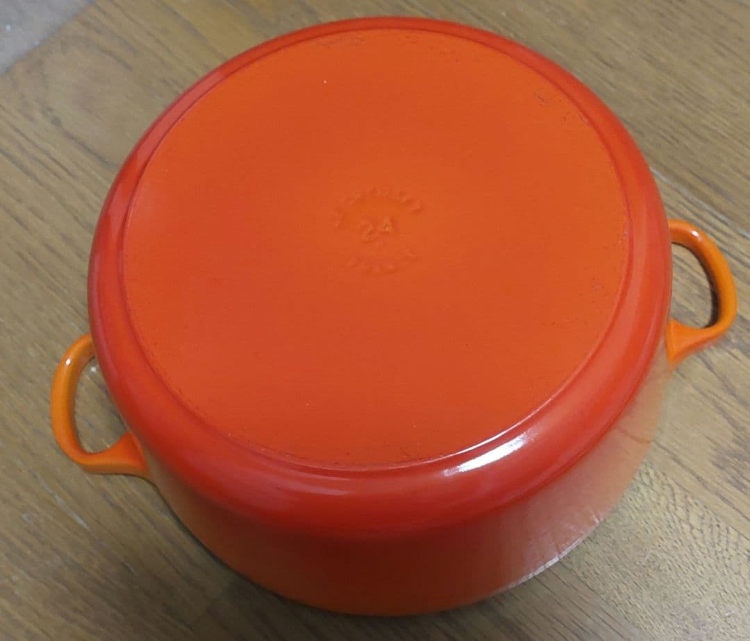 【早いもの勝ち！】ル・クルーゼ　ココットロンド　24cm　スチーマー　セット