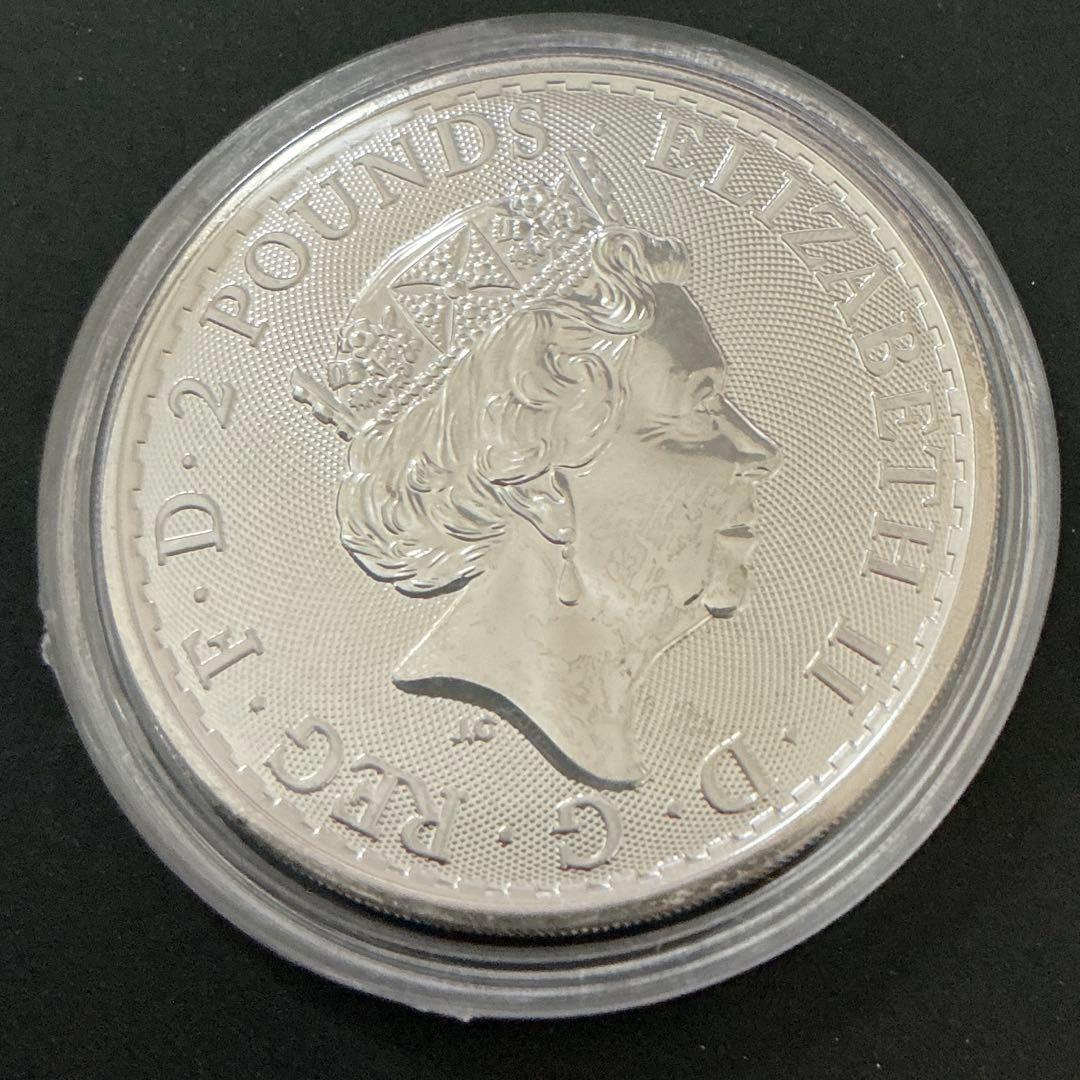 本物保証　2021年 イギリス　ブリタニア 銀貨 1オンス 1oz 純銀