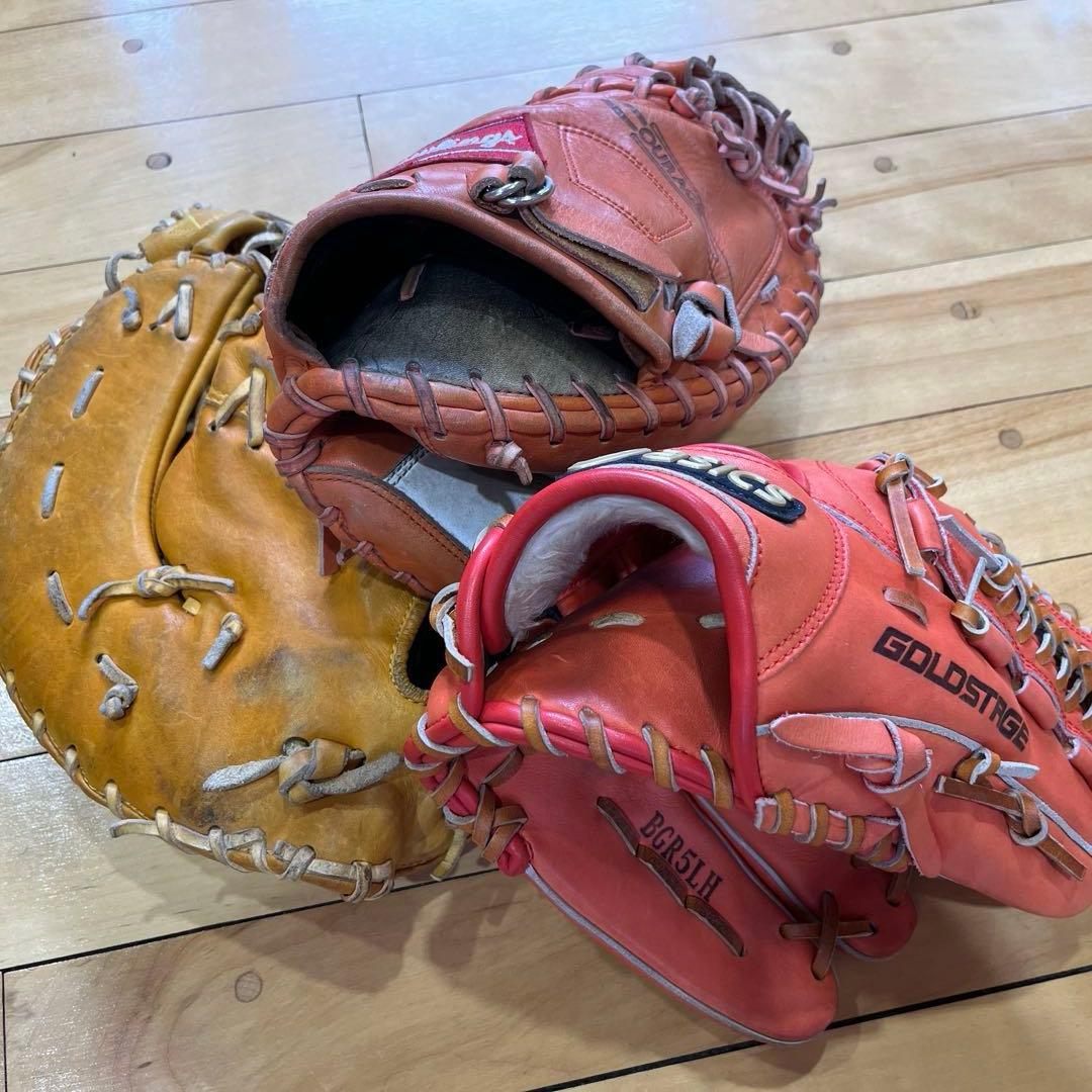 【セット売り】一般軟式野球用グローブ
