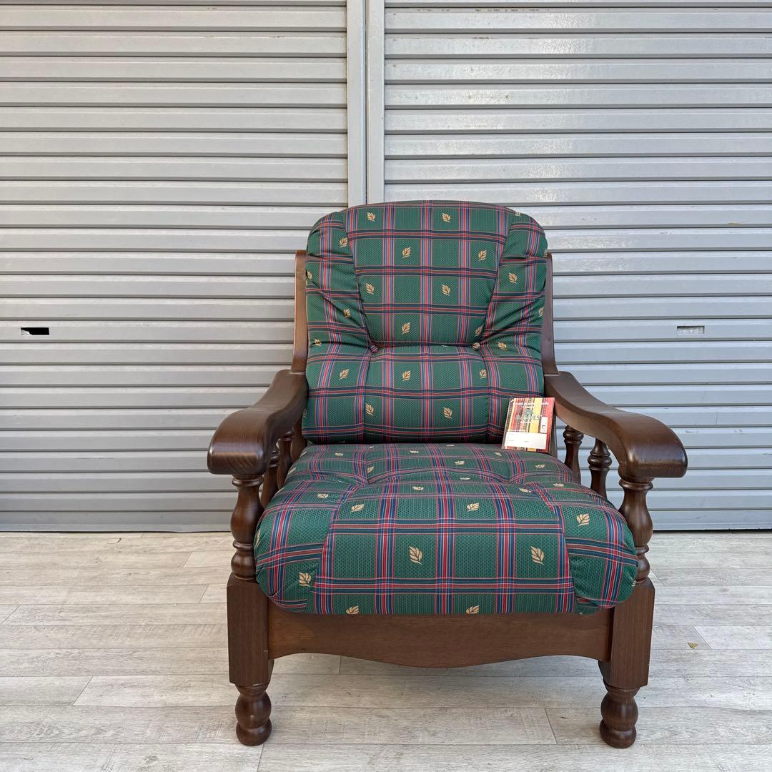 未使用品　スペイン DANVES シングルソファ　ソファ　1人掛け　カントリー