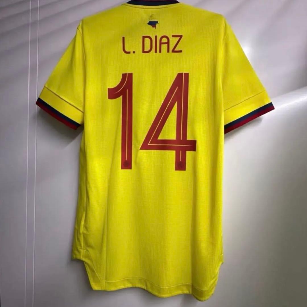 コロンビア代表 オーセンティックユニフォーム ルイスディアス