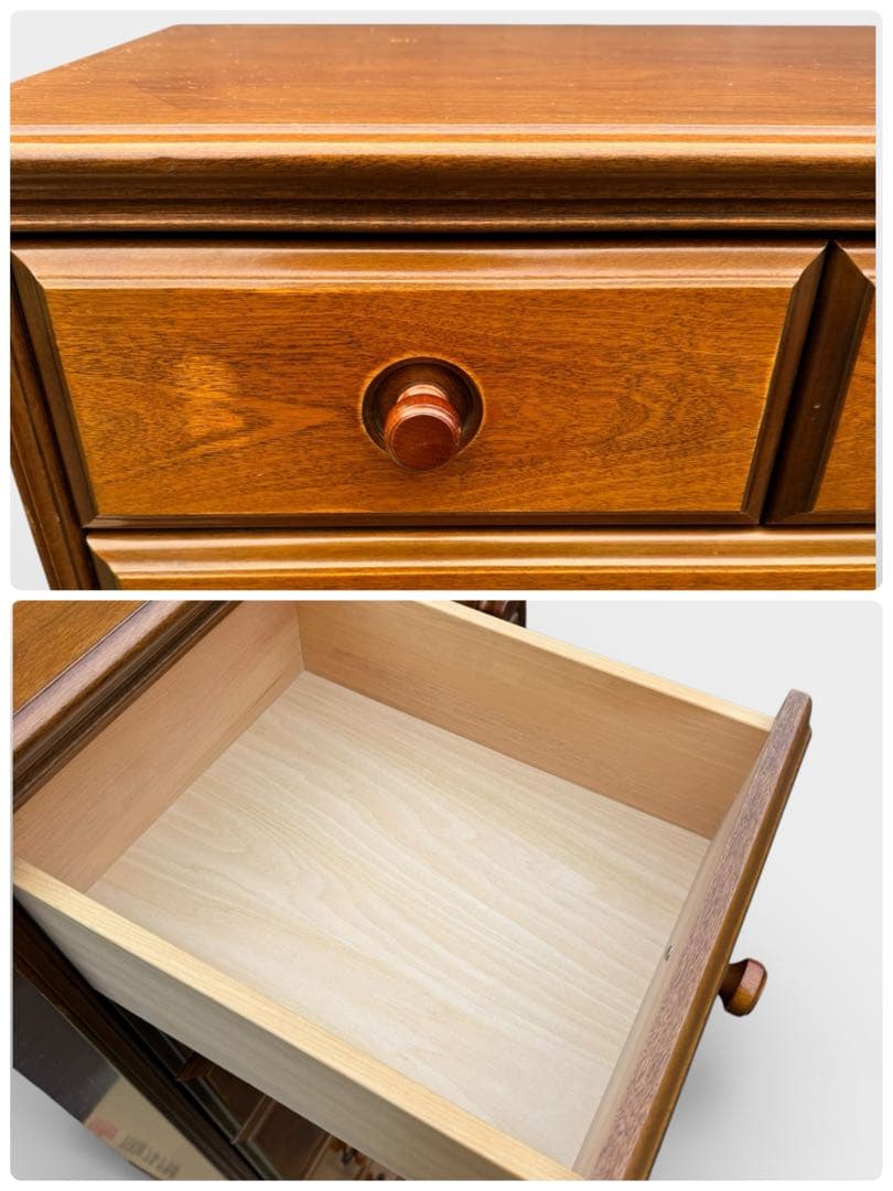 コロニアルスタイル アーリーアメリカン カントリー チェストアンティーク調 6段