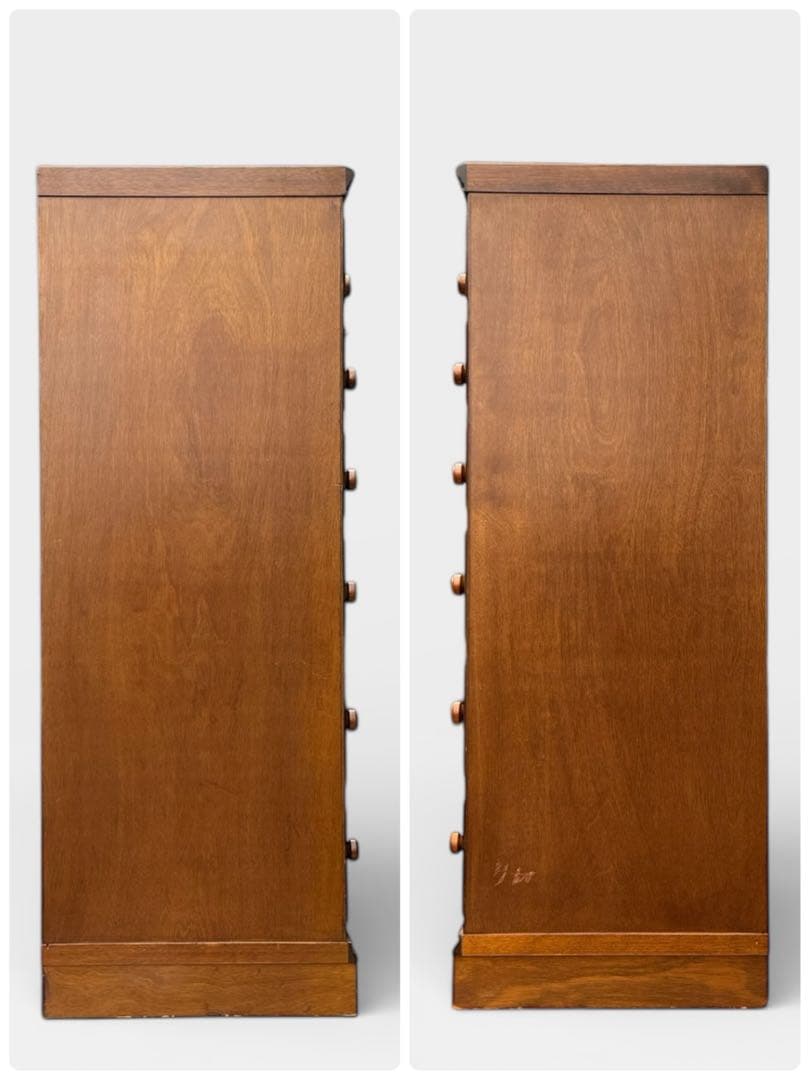 コロニアルスタイル アーリーアメリカン カントリー チェストアンティーク調 6段