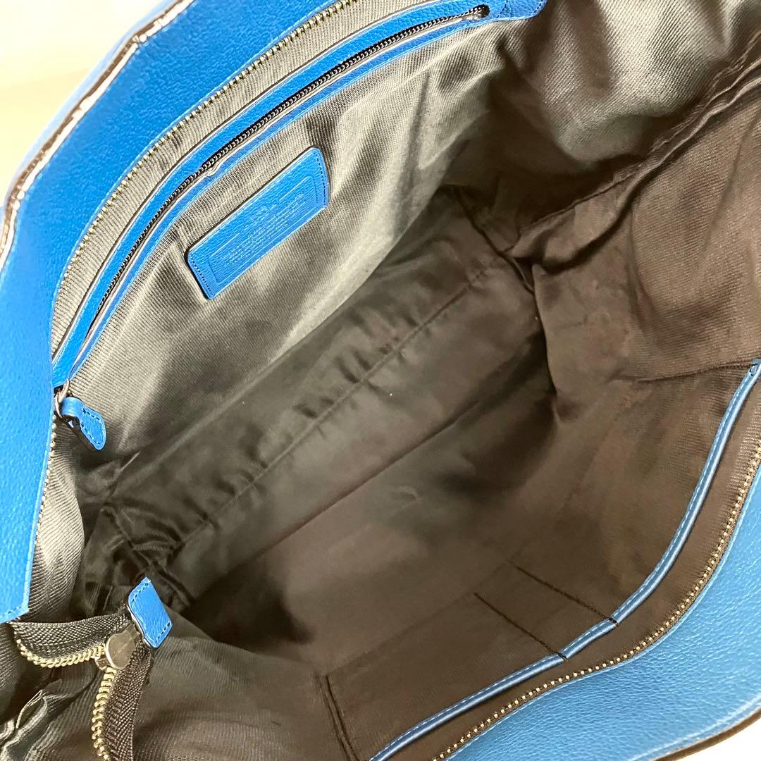 【美品】コーチ　トートバッグ　2way クロスボディ　A4 レザー　ビジネス